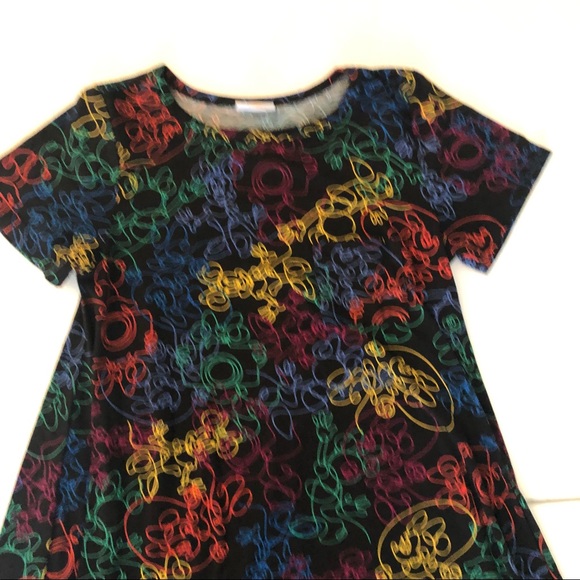 Lularoe disney Minnie Mouse Carly high low dress black - Picture 5 of 10